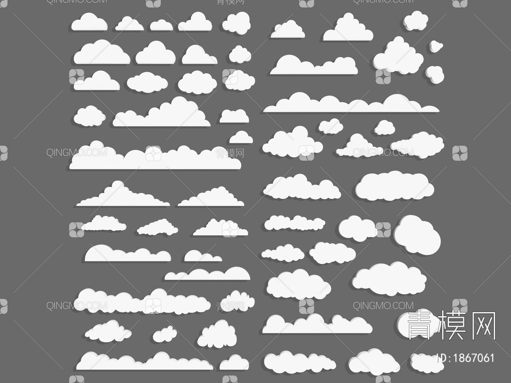 云朵3D模型下载【ID:1867061】