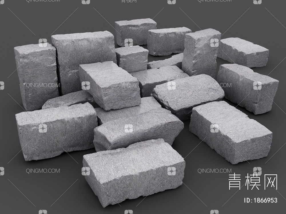 石头3D模型下载【ID:1866953】