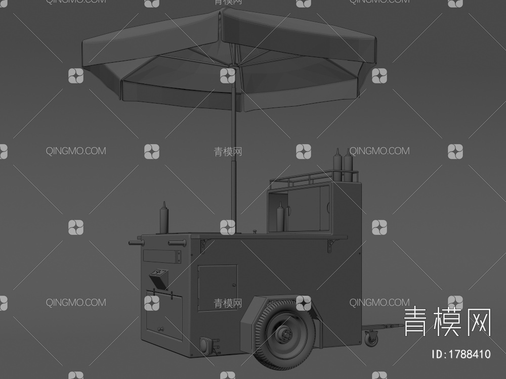快餐车3D模型下载【ID:1788410】