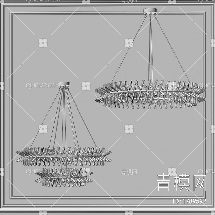 吊灯3D模型下载【ID:1789592】