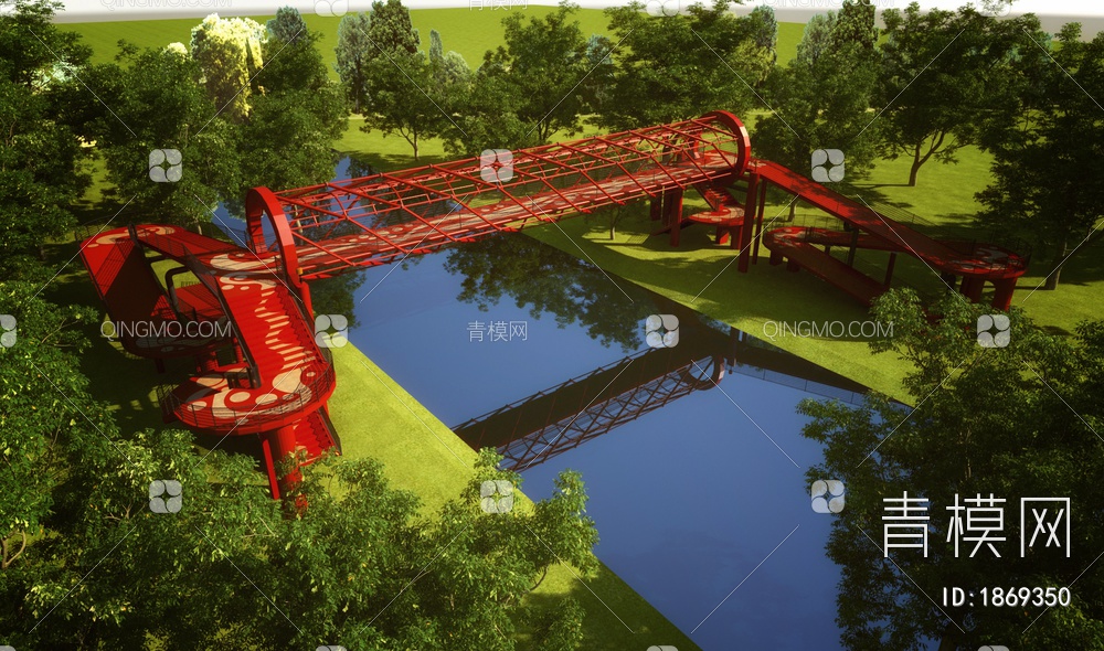 桥3D模型下载【ID:1869350】