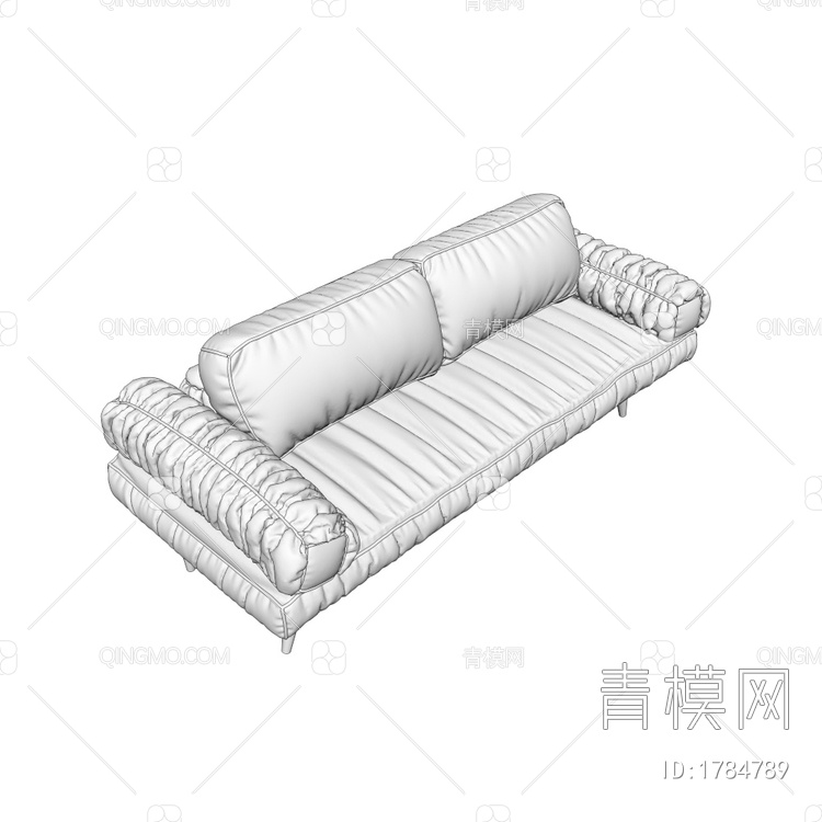 多人沙发3D模型下载【ID:1784789】
