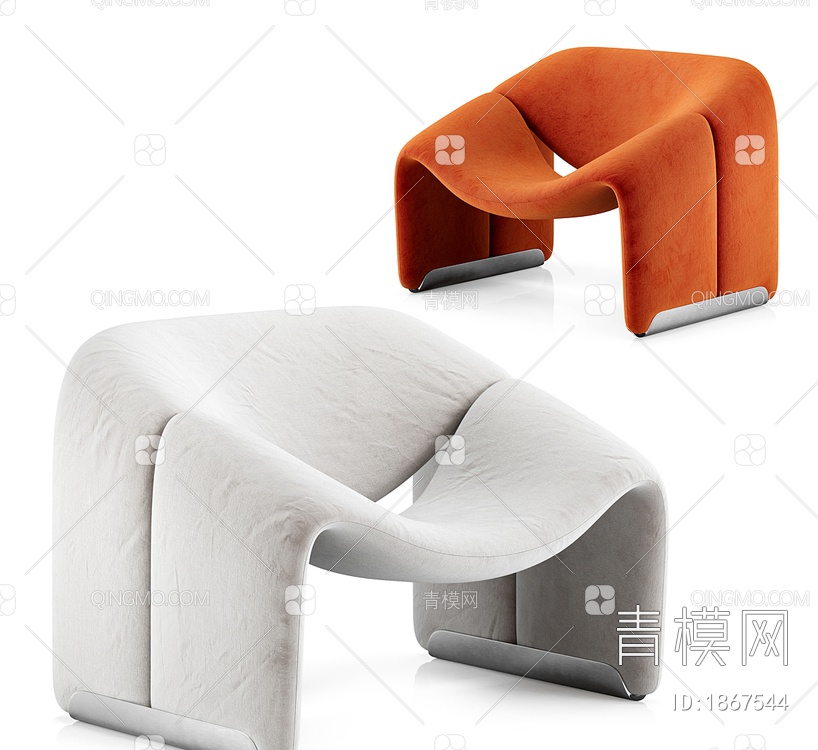躺椅Pierre Paulin3D模型下载【ID:1867544】