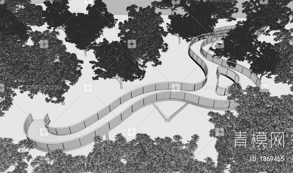 桥3D模型下载【ID:1869455】