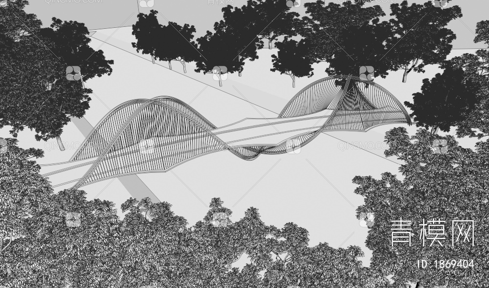 桥3D模型下载【ID:1869404】