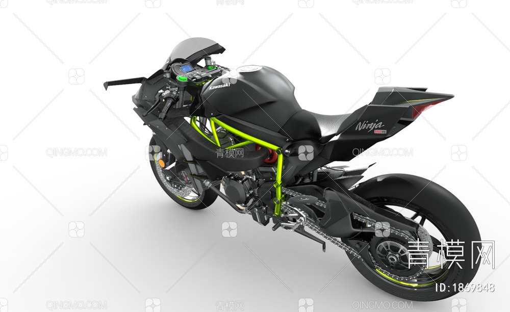摩托车3D模型下载【ID:1869848】
