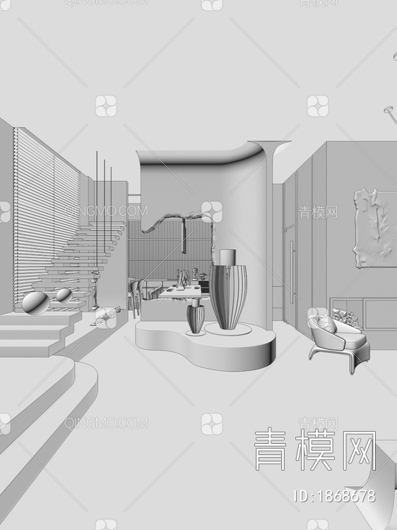 家具展厅3D模型下载【ID:1868678】