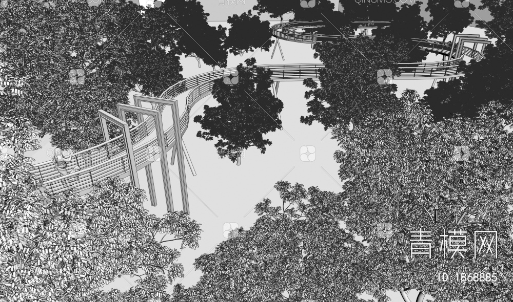 桥3D模型下载【ID:1868885】