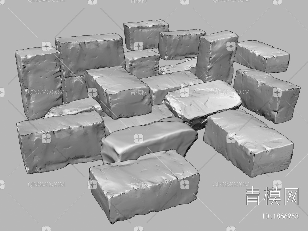 石头3D模型下载【ID:1866953】