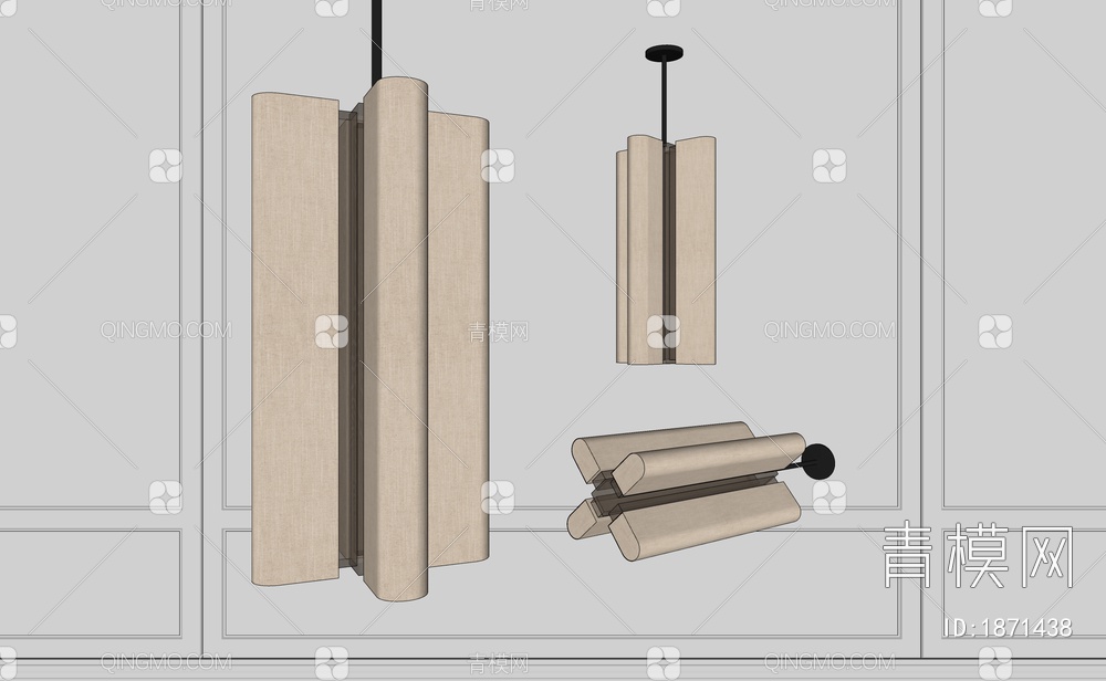 吊灯SU模型下载【ID:1871438】
