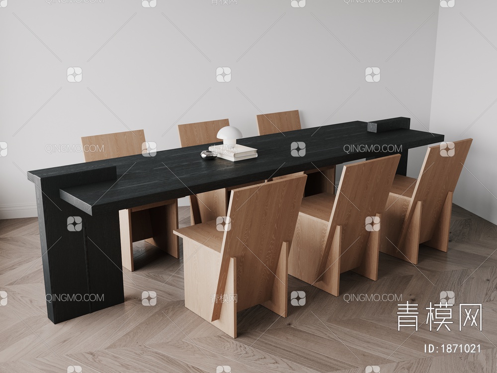 餐桌椅SU模型下载【ID:1871021】