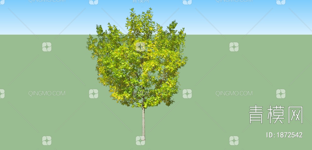 绿色植物 树SU模型下载【ID:1872542】