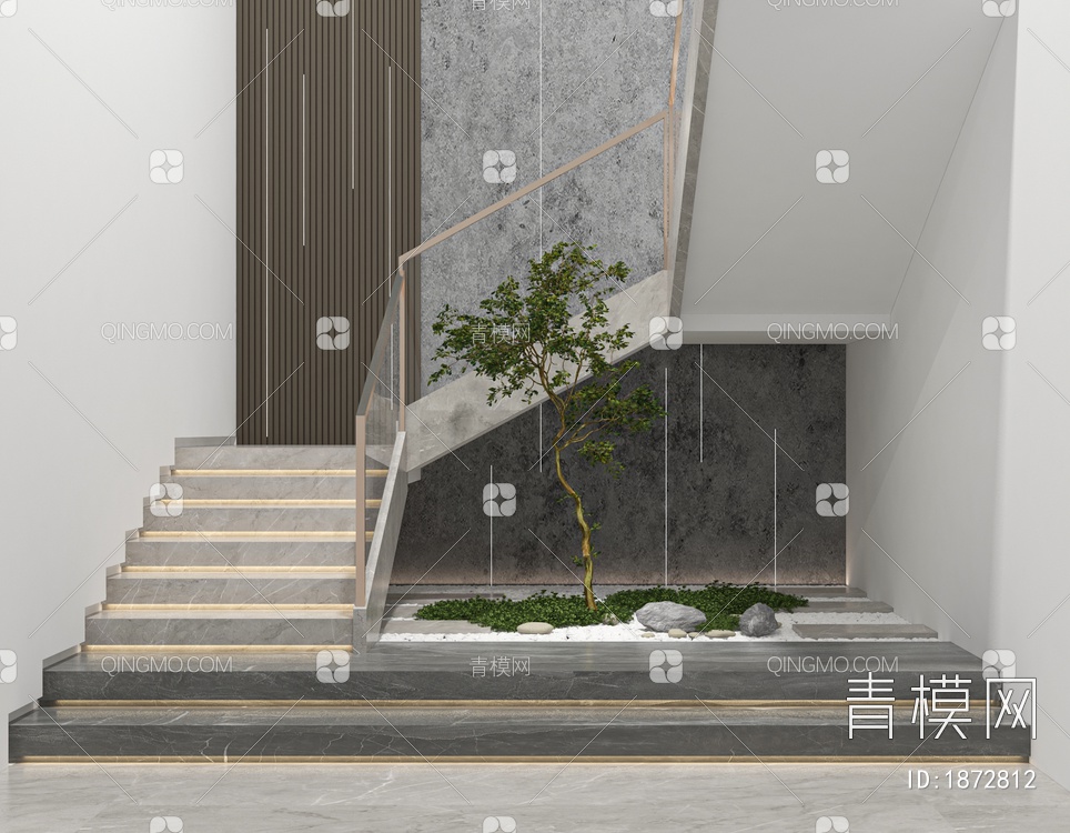 楼梯景观3D模型下载【ID:1872812】