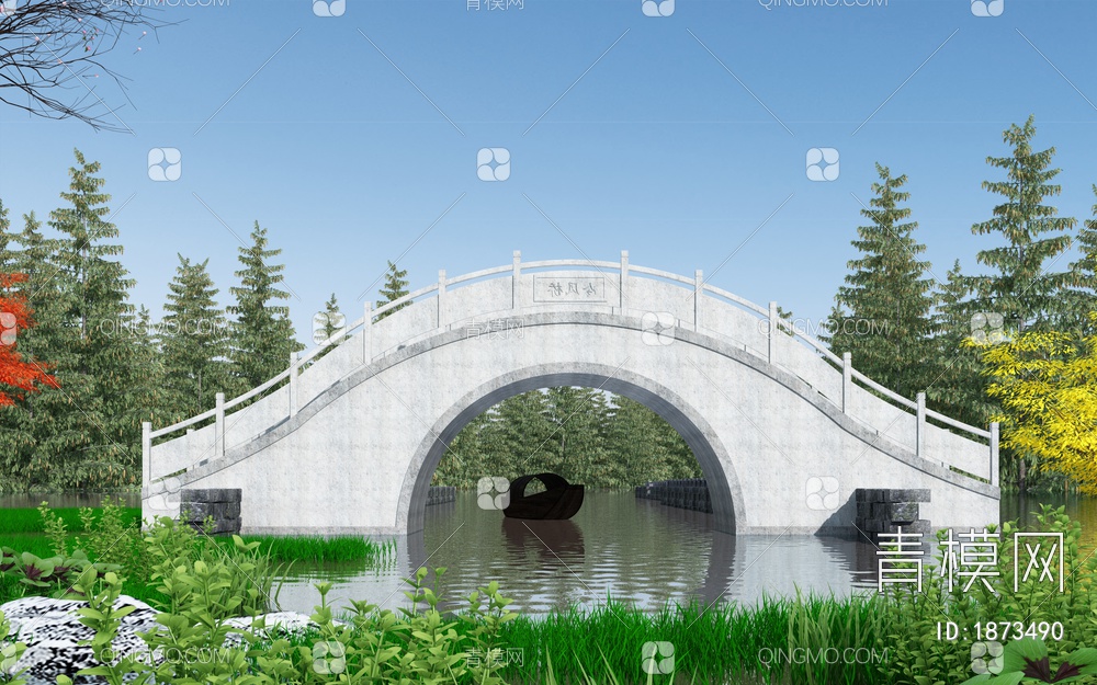 桥3D模型下载【ID:1873490】