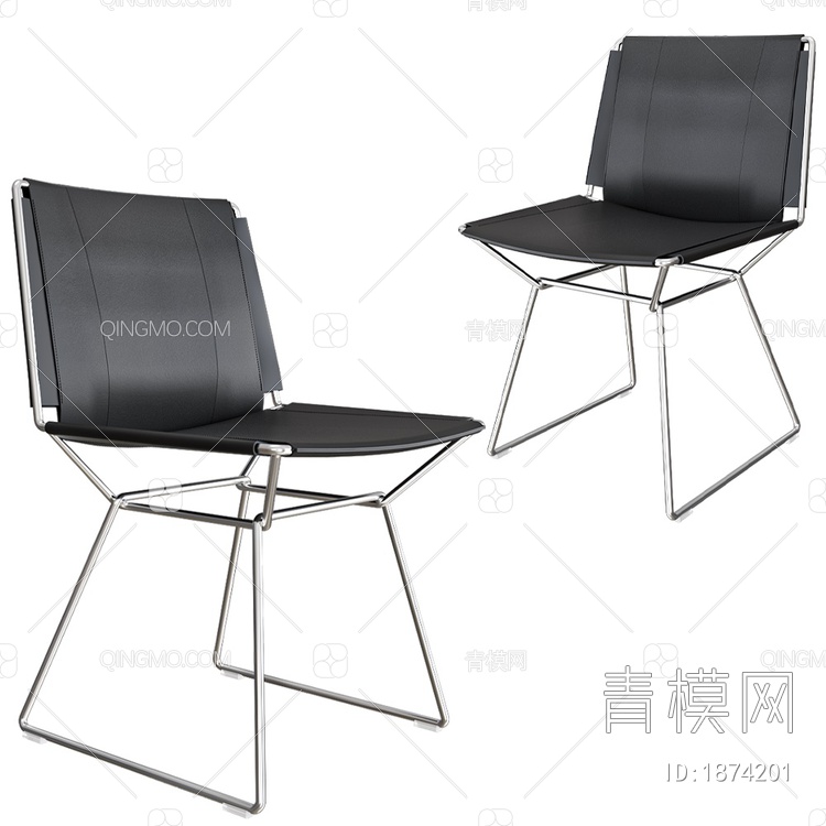 LEATHER休闲单椅3D模型下载【ID:1874201】