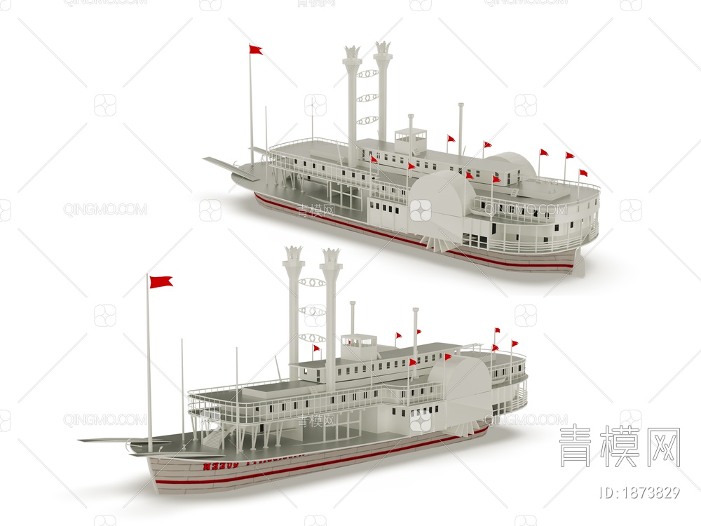 海上交通工具 船SU模型下载【ID:1873829】