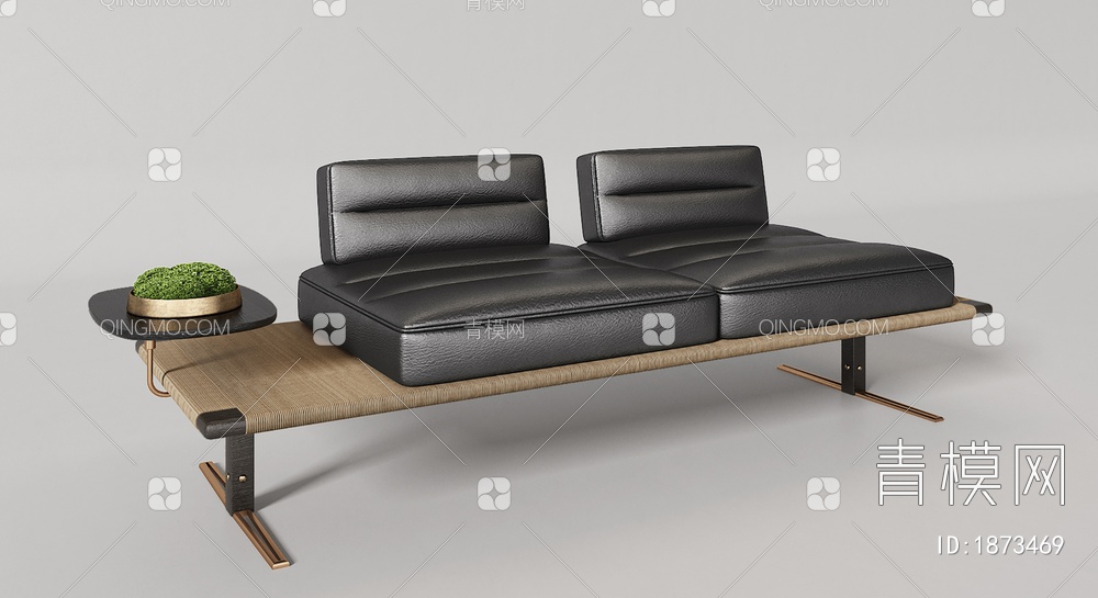 沙发凳3D模型下载【ID:1873469】