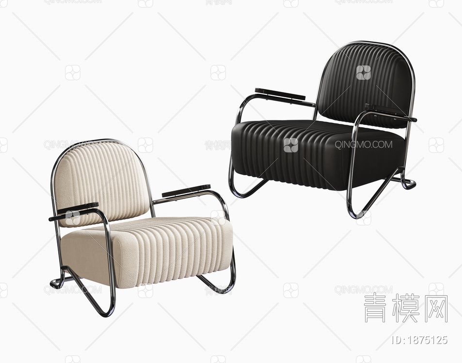 单椅3D模型下载【ID:1875125】