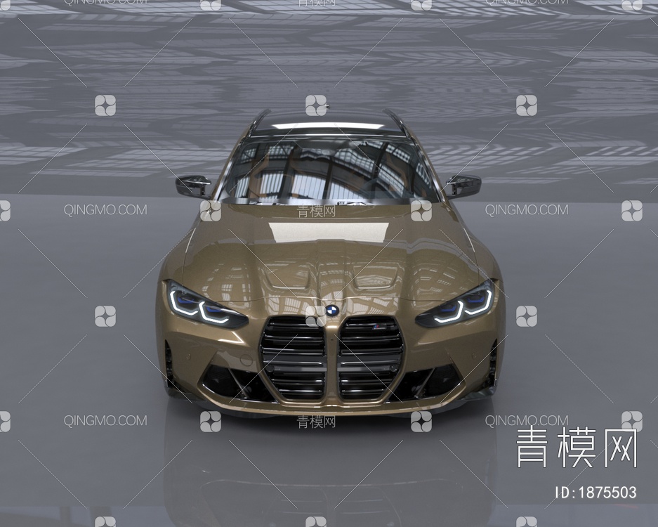 2023款宝马M3Touring汽车3D模型下载【ID:1875503】