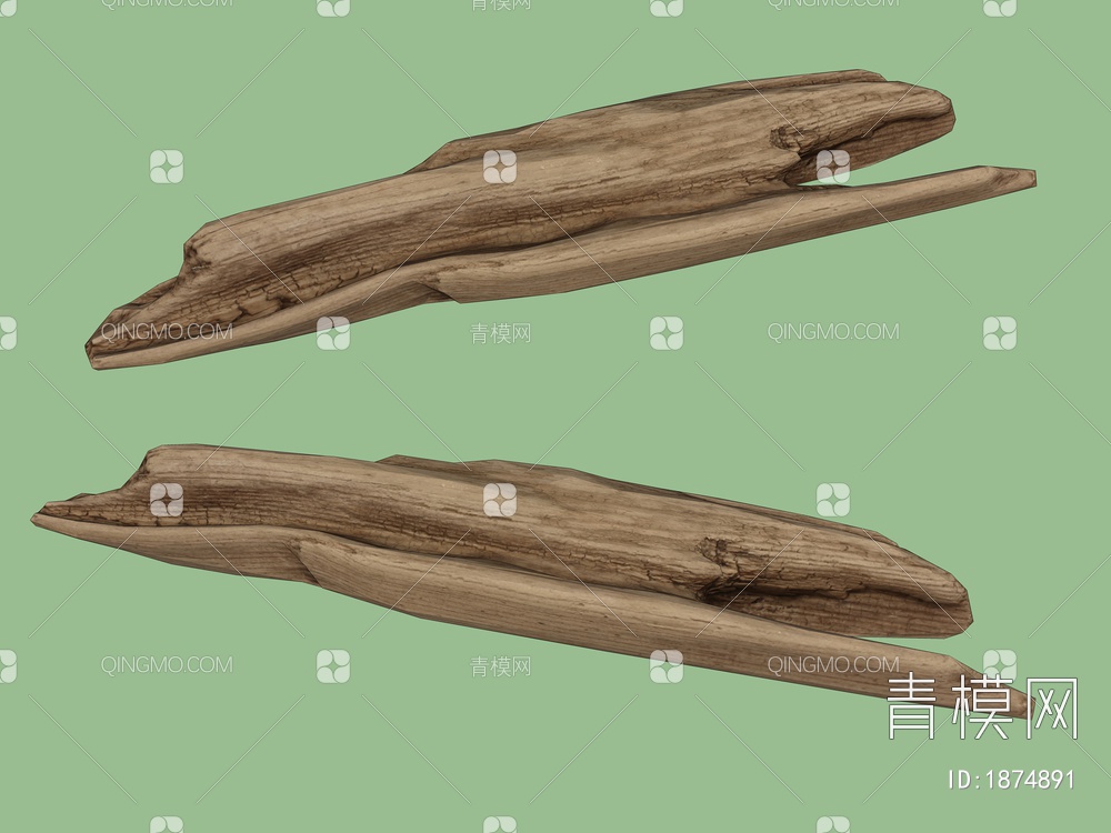 植物 木头SU模型下载【ID:1874891】