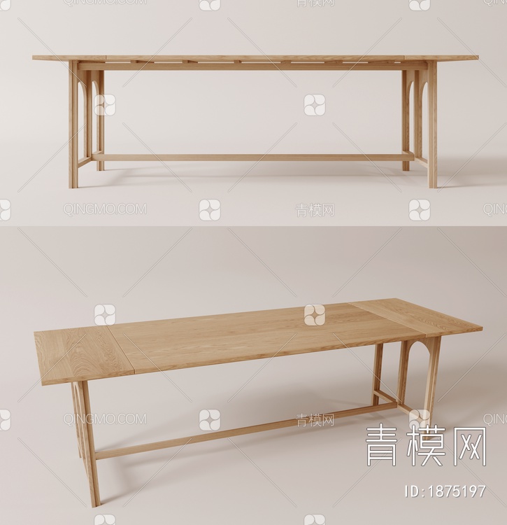 餐桌SU模型下载【ID:1875197】