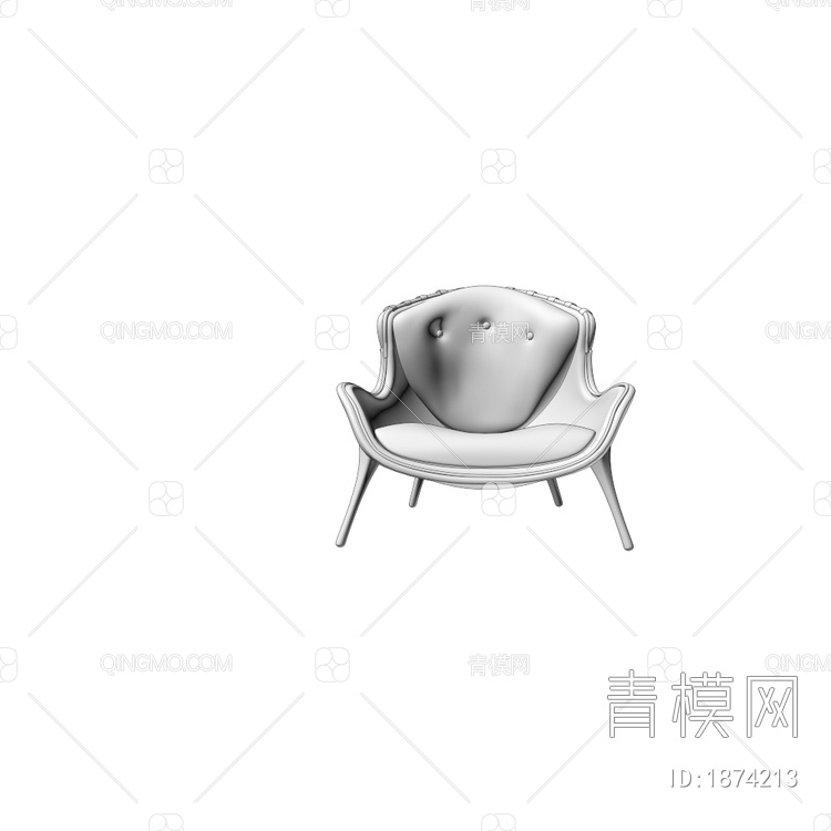 Nova 单椅3D模型下载【ID:1874213】