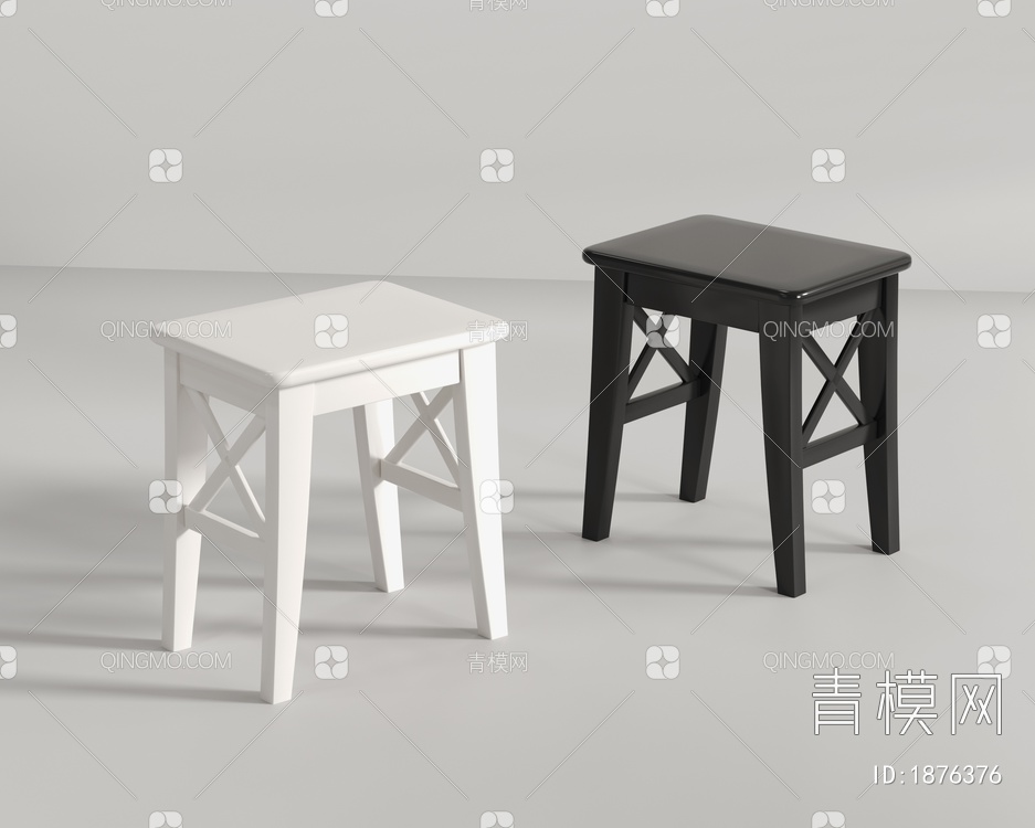 IKEA宜家 凳子3D模型下载【ID:1876376】