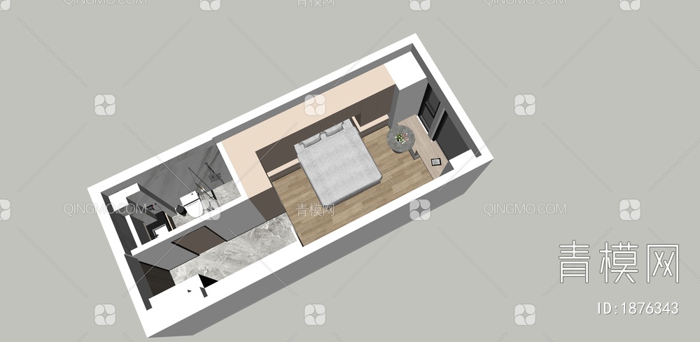 公寓SU模型下载【ID:1876343】