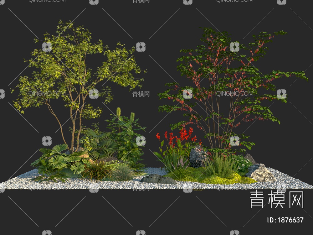 景观树SU模型下载【ID:1876637】