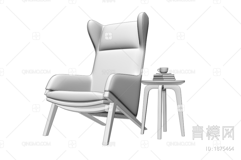 休闲椅3D模型下载【ID:1875464】