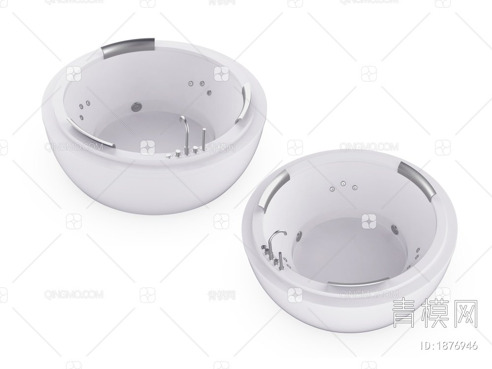卫浴用品 浴缸3D模型下载【ID:1876946】