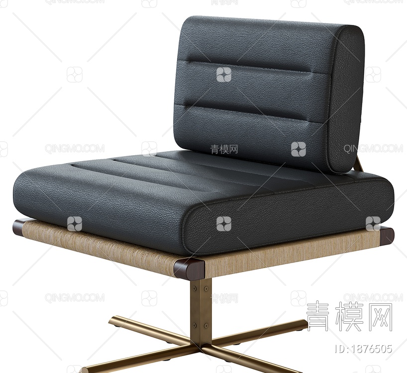 单椅3D模型下载【ID:1876505】