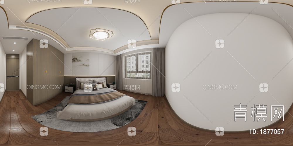 卧室和卫生间3D模型下载【ID:1877057】