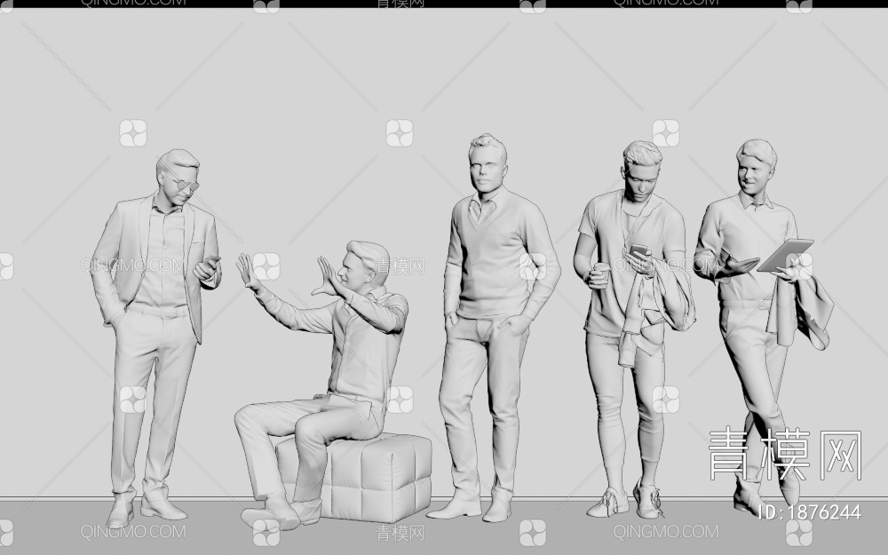 人物3D模型下载【ID:1876244】