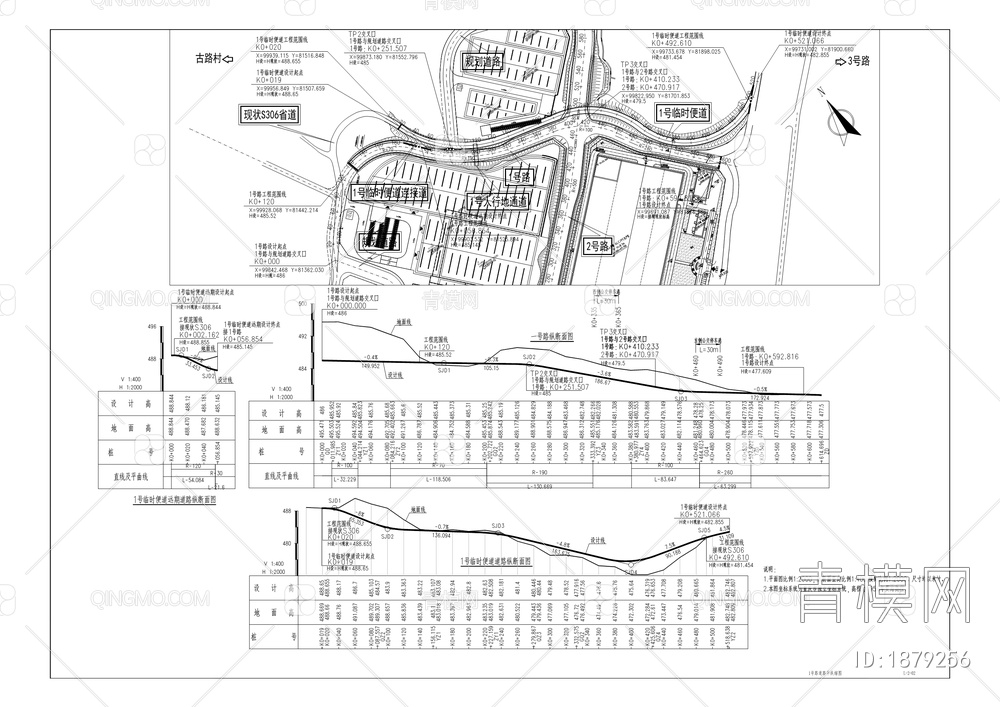 古路建筑产业园道路基础设施建设【ID:1879256】