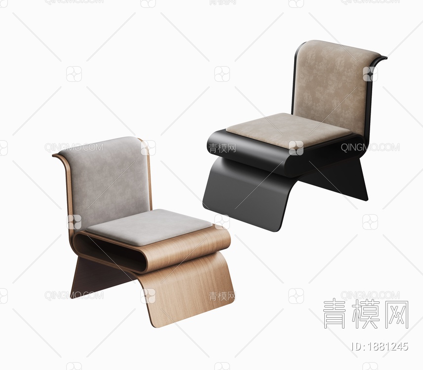 单椅3D模型下载【ID:1881245】