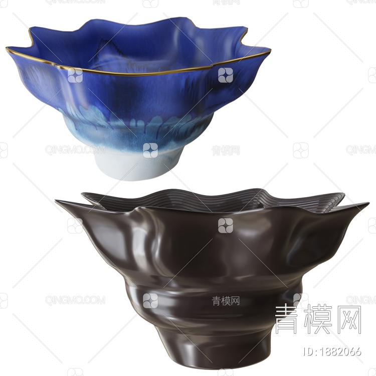 Vaza 花型器皿3D模型下载【ID:1882066】