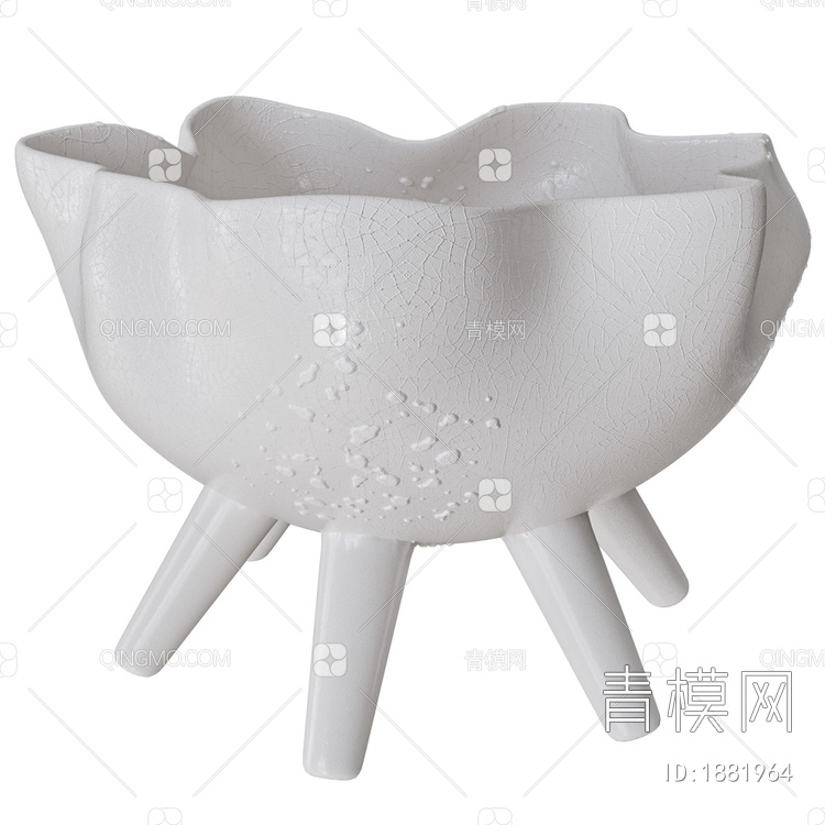 bowl O陶瓷碗3D模型下载【ID:1881964】