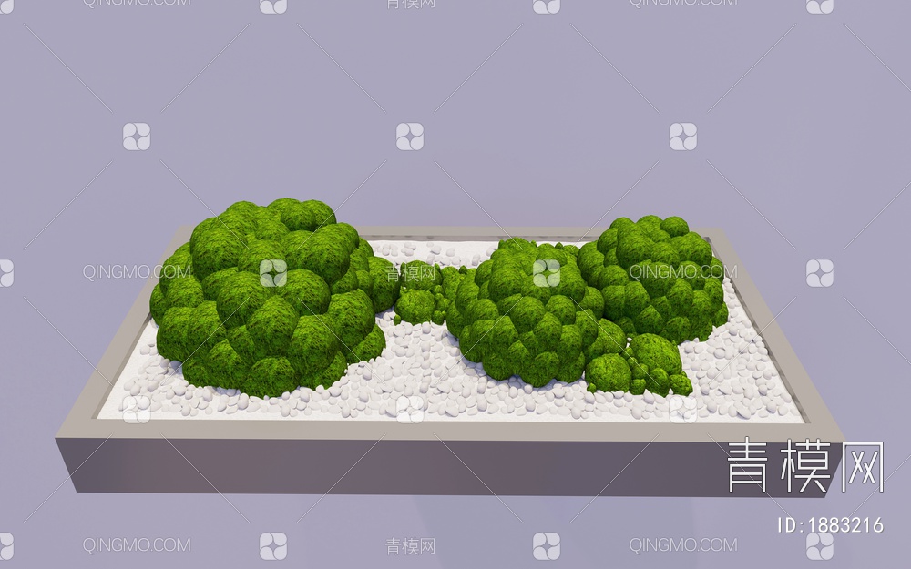 植物 绿植 盆栽景观3D模型下载【ID:1883216】