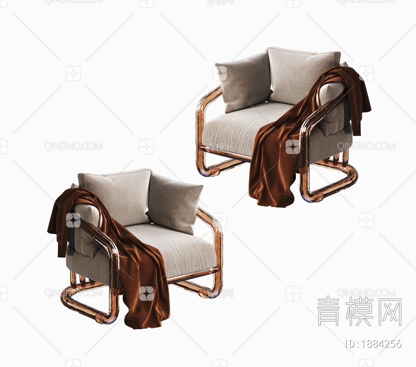 单椅3D模型下载【ID:1884256】