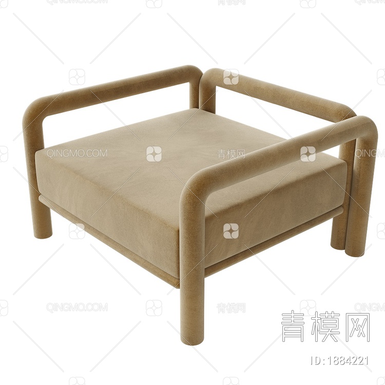 单椅3D模型下载【ID:1884221】
