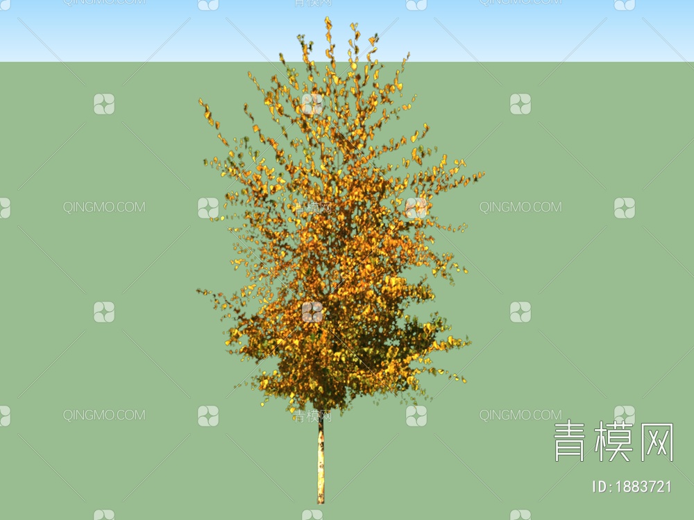 绿色植物 树SU模型下载【ID:1883721】