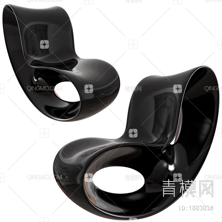 单椅3D模型下载【ID:1883834】