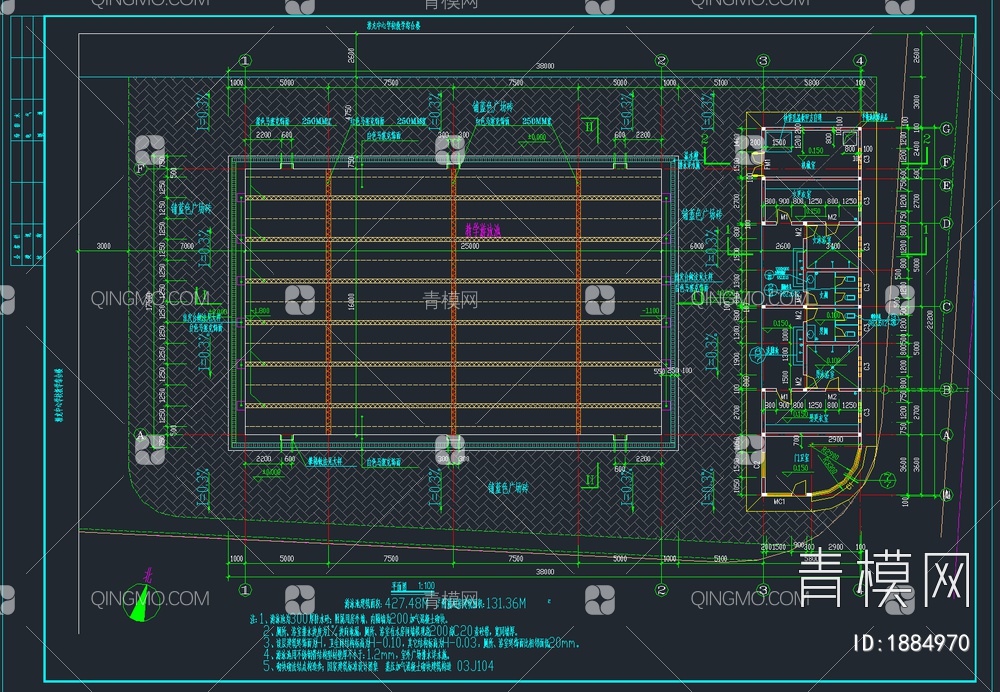 20套游泳池游泳馆CAD施工图【ID:1884970】