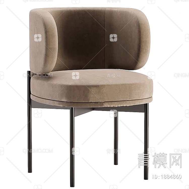 单椅，椅子，座椅3D模型下载【ID:1884860】