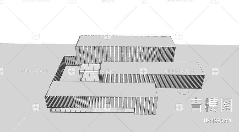 售楼处SU模型下载【ID:1885251】