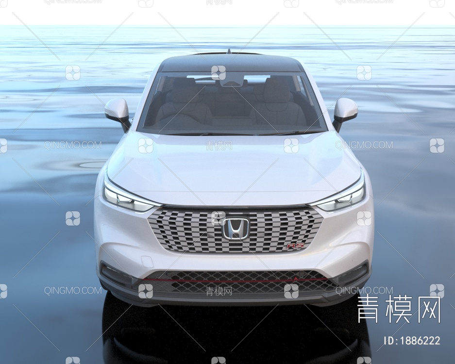 2023款本田HRVRS汽车SUV简配版3D模型下载【ID:1886222】