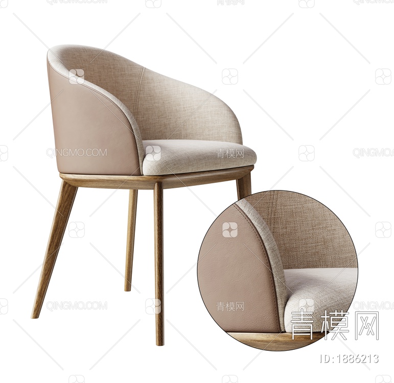 CoshLivingKett餐椅3D模型下载【ID:1886213】