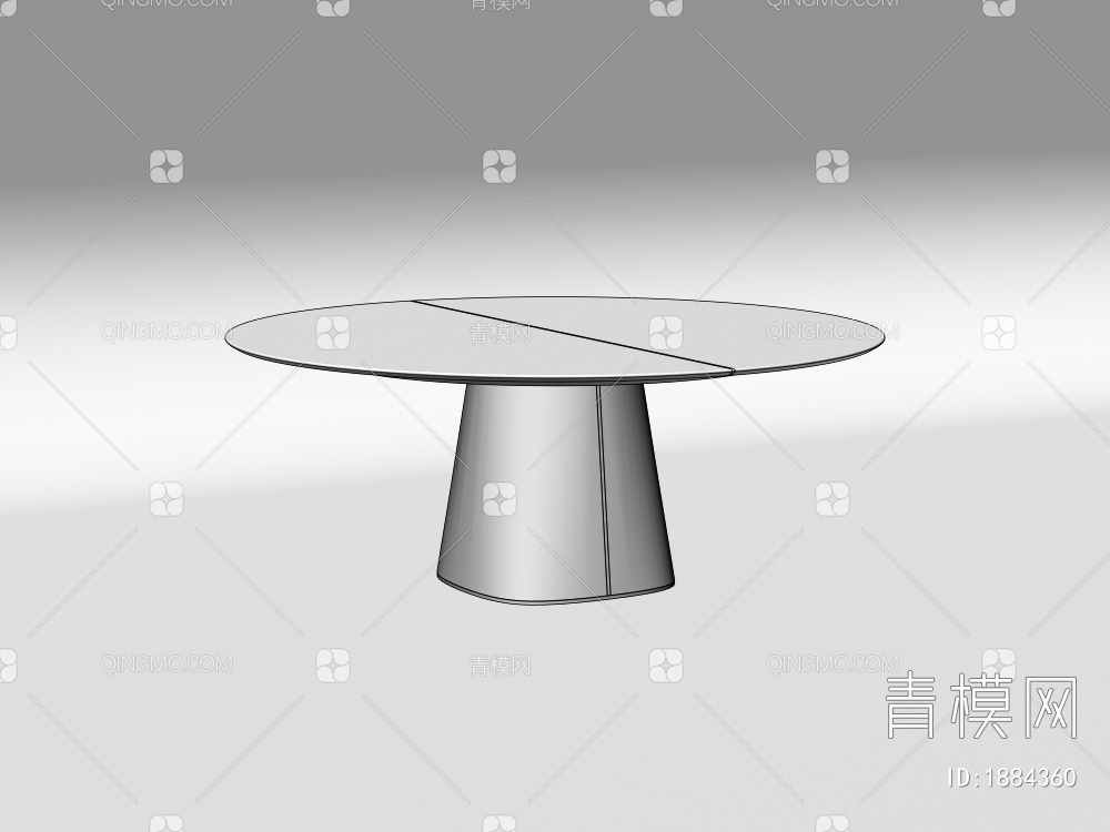 餐桌3D模型下载【ID:1884360】