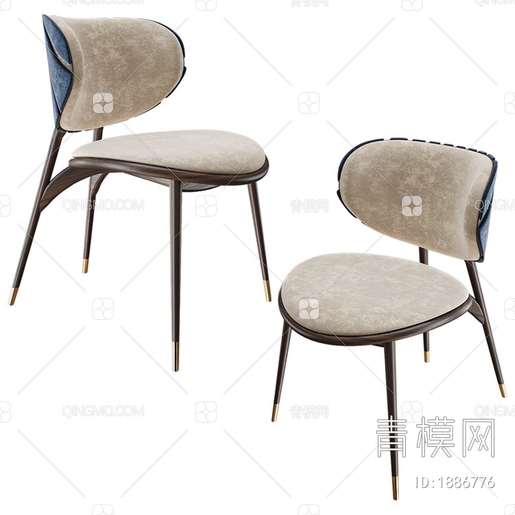 Uchiwa 单椅3D模型下载【ID:1886776】